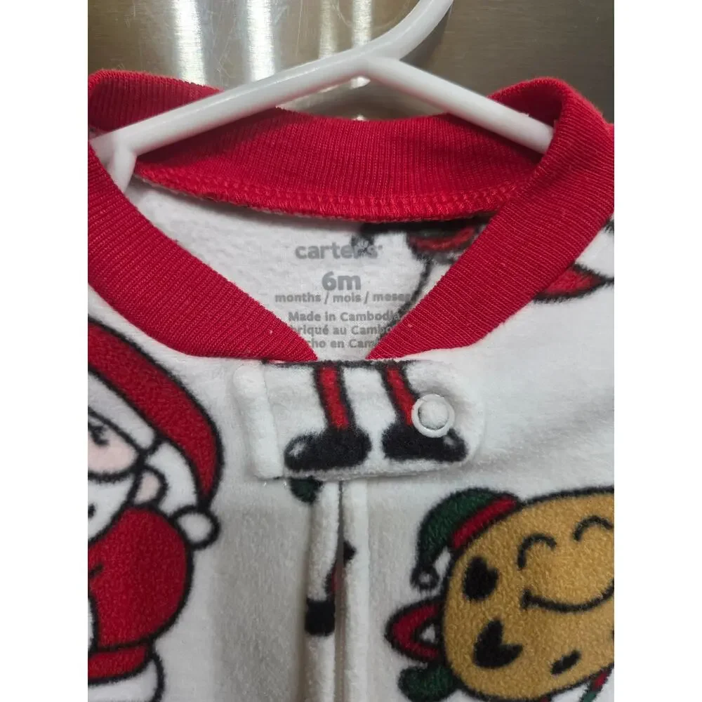 5/$20 Santa Milk and Cookies Christmas Sleeper - Carter's - 6mo